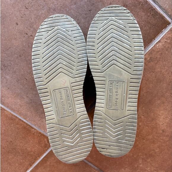 Georgia Boot Company Mens Rugged Brown Chukka Wedge Work Boots size 9.5 - Picture 8 of 15